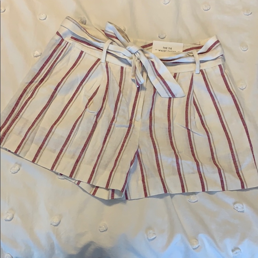 paper bag waist shorts